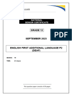 English Fal p2 Gr12 QP Sept 2023 - Deaf