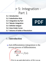 Chapter 5 Integration - Part1