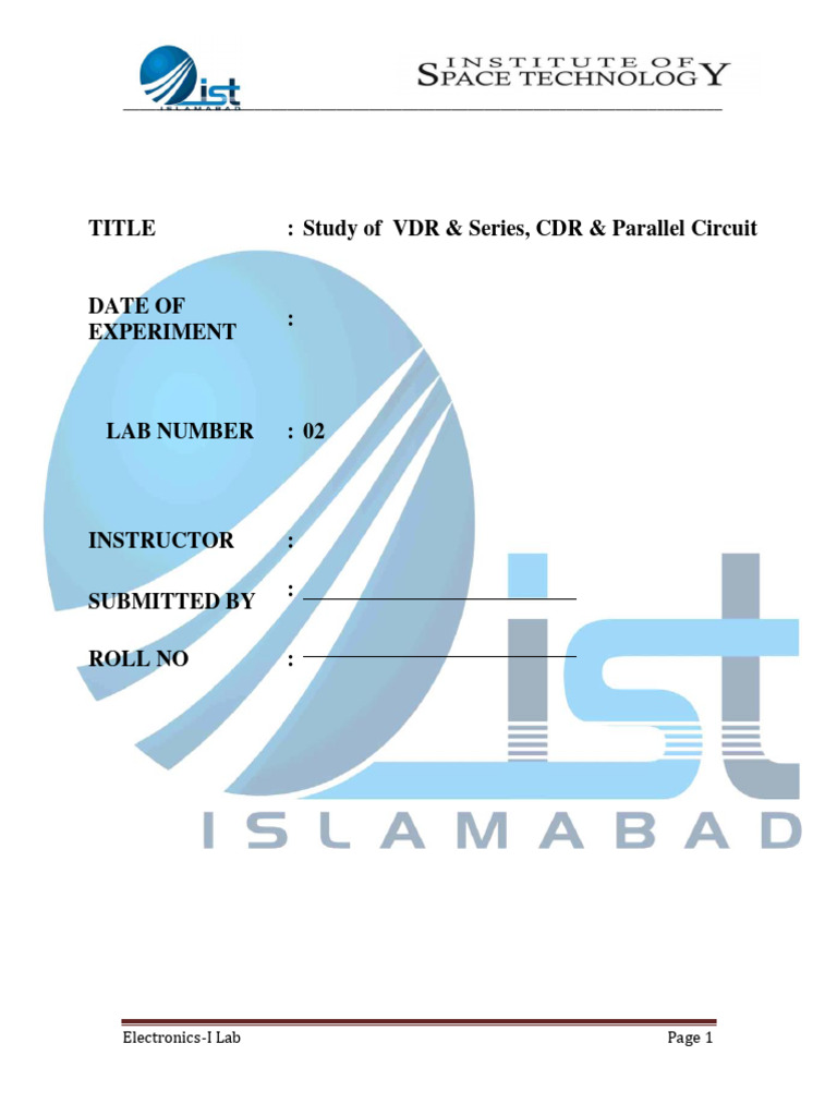 Electronics lab 6 pdf series and parallel circuits voltage