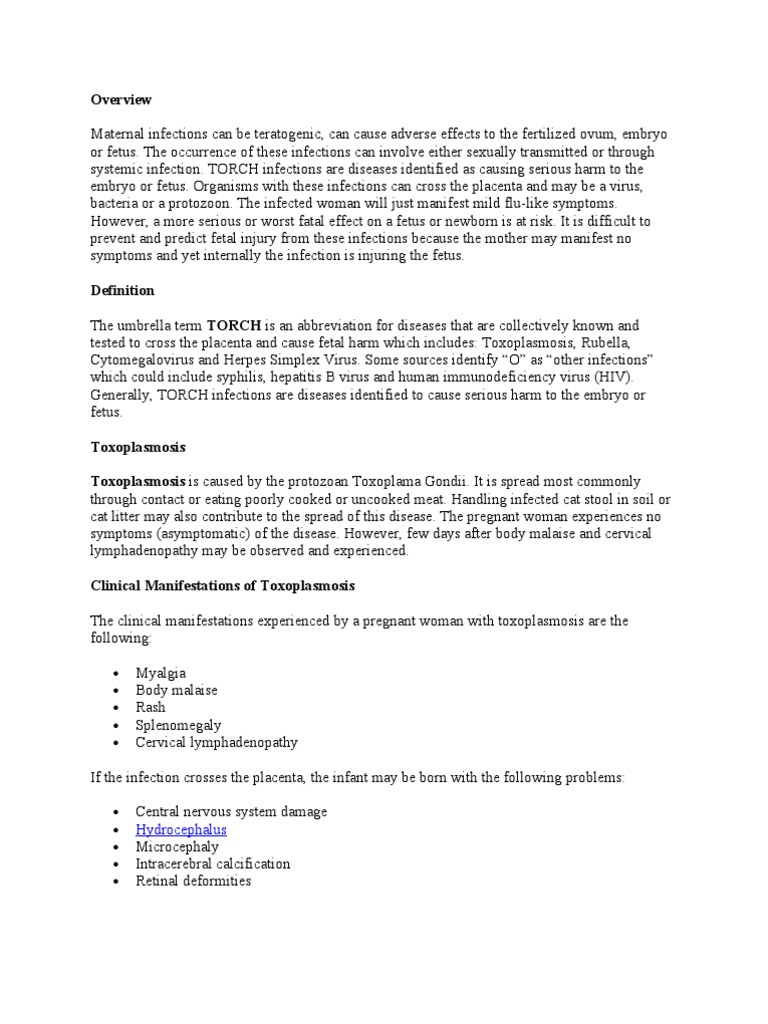 Torch Pdf Lyme Disease Herpes Simplex