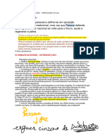 Matriz Teste 10 de Abril de 2024 PORTUGUESS 12º Ano