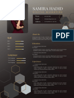 Black Gradient Professional Digital Marketing Resume