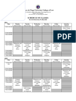 ADNULAW 2nd Sem Schedule SY 2022-2023 Copy 2
