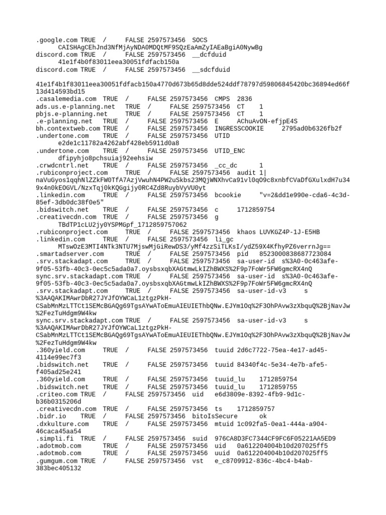 Crcookies | PDF