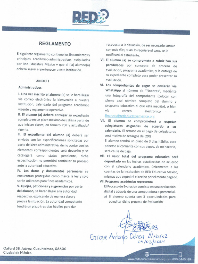 Reglamento | PDF