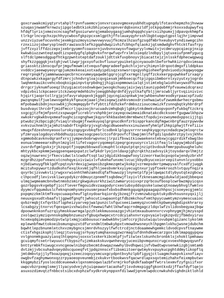 Random Text for Data Testing | PDF