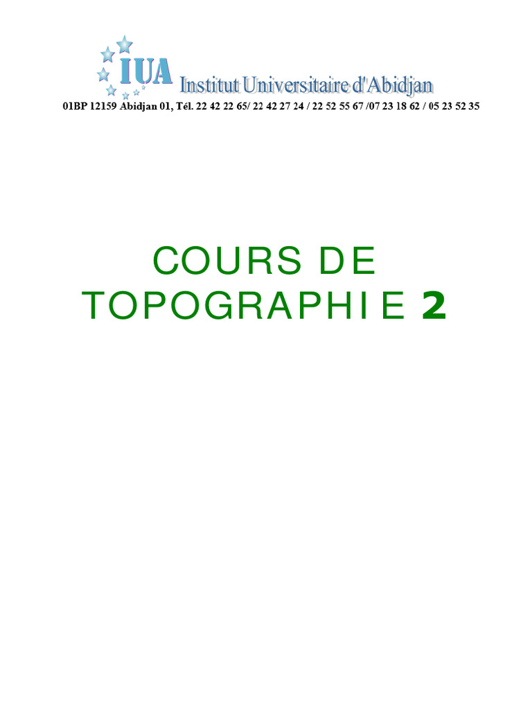 Techniques de Mesure en Topographie | PDF | Calibrage | Topographie