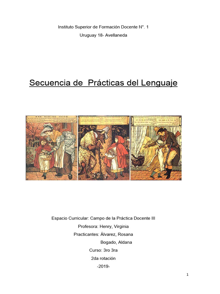 Secuencia de Practicas de Lenguaje 3a | PDF | Narración | Cuentos