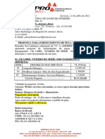 Proposta 132-2022 Fornecimento de Peças + Serviços Cr110 HQ Do Hospital DR Antenor Abreu