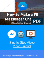 How To Make A FB Messenger Chatbot