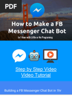 How To Make A FB Messenger Chatbot