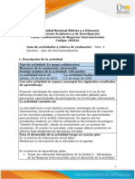 Guía de Actividades y Rúbrica de Evaluación - Unidad 3 - Paso 4 - Decisión - Plan de Internacionalización