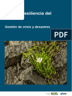 Libreta Didactica Hacia La Resiliencia Del Turismo Gestion de Crisis y Desastres