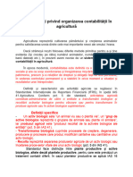 Particularități Privind Organizarea Contabilității În Agricultură 2