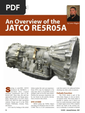 Re5r05a Overview 07 1 12 Transmission Mechanics Throttle