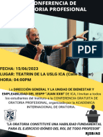 POSTER CONFERENCIA ORATORIA SLG 15.06.23