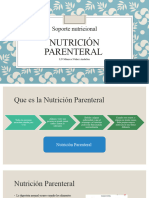 Soporte Nutricional: Nutrición Parenteral