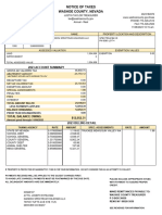 Dandini 2023 Property Tax Notice