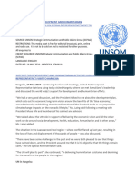 English Article - Support for Development and Humanitarian Activities Highlighted in Un Special Representative’s Visit to Hargeisa