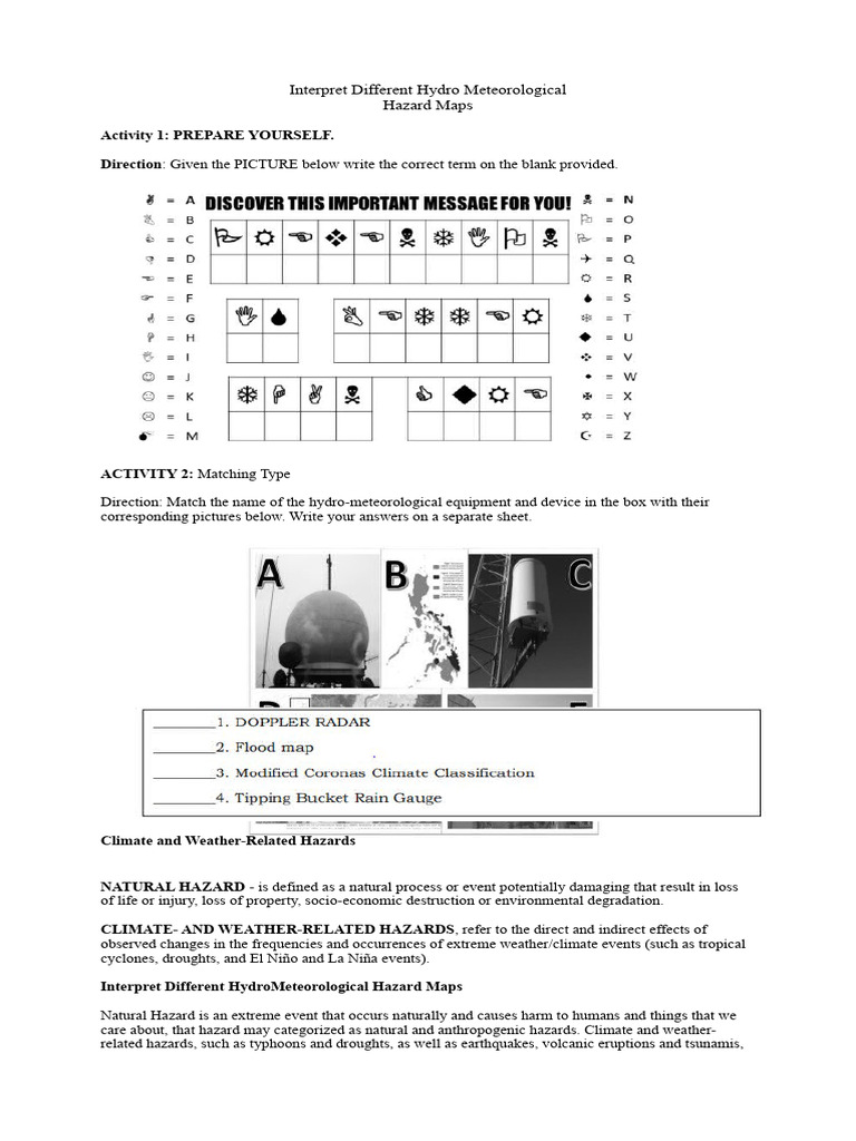 Interpret Different Hydro Meteorological Download Free Pdf Hazards