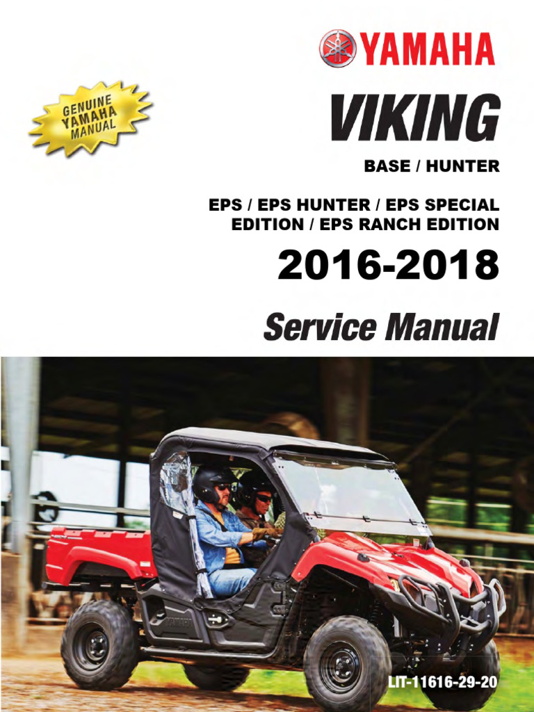 2019 YAMAHA VIKING SERVICE MANUAL PDF FREE DOWNLOAD intelligence overview