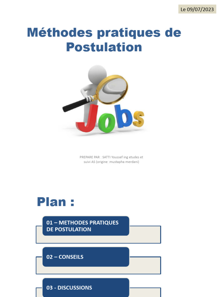 Méthodes de Postulation Efficaces | PDF | LinkedIn