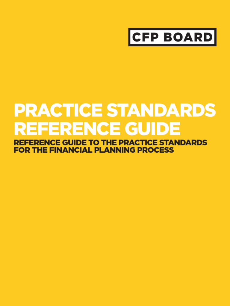 Practice standards reference guide pdf risk information