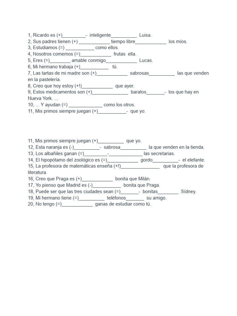 Spanish Example | PDF