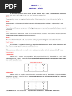 Discrete Mathematics (Module - II)