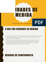 Medidas de comprimento de informática e volume