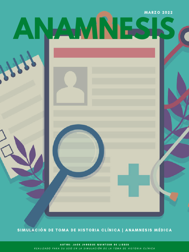 Guía para La Anamnesis Médica | PDF | Diagnostico medico | Alergia