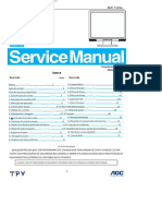 Manual de Serviço Monitor AOC 712SA - En.pt
