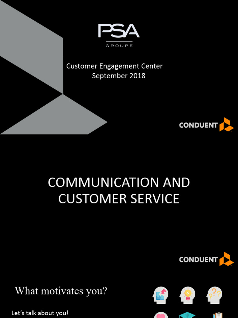 Communications and Customer Service For Call Center | PDF | Cliente ...