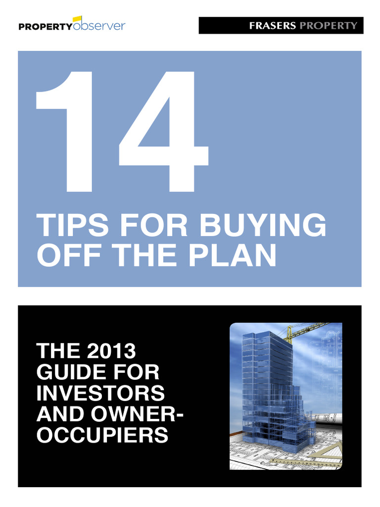 14 Tips For Buying Off The Plan PDF Mortgages Investing