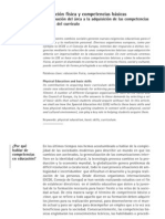 Educación Física y Competencias Básicas. Contribución Del Área A La Adquisición de Las Competencias Básicas Del Currículo.