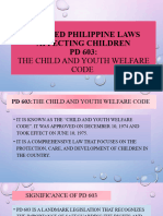 Related Philippine Laws Affecting Children