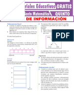 Orden de Información Para Quinto Grado de Secundaria