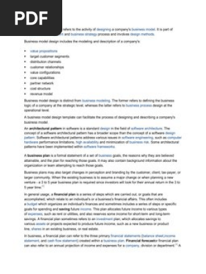 Business Model Design