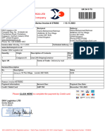Proforma Invoice 379282 Shipping Container