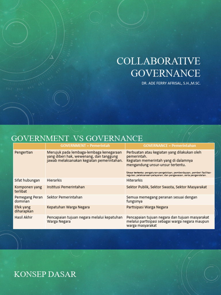 Definisi dan Model Collaborative Governance | PDF