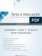 Arte e Educação - Aula 1.1