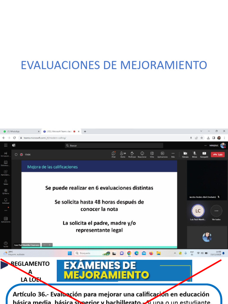 Mejora de Calificaciones en Educación | PDF | Evaluación | Educación ...