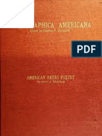 Arthur A. Schomburg - A Biographical Checklist of American Negro Poetry (1891)