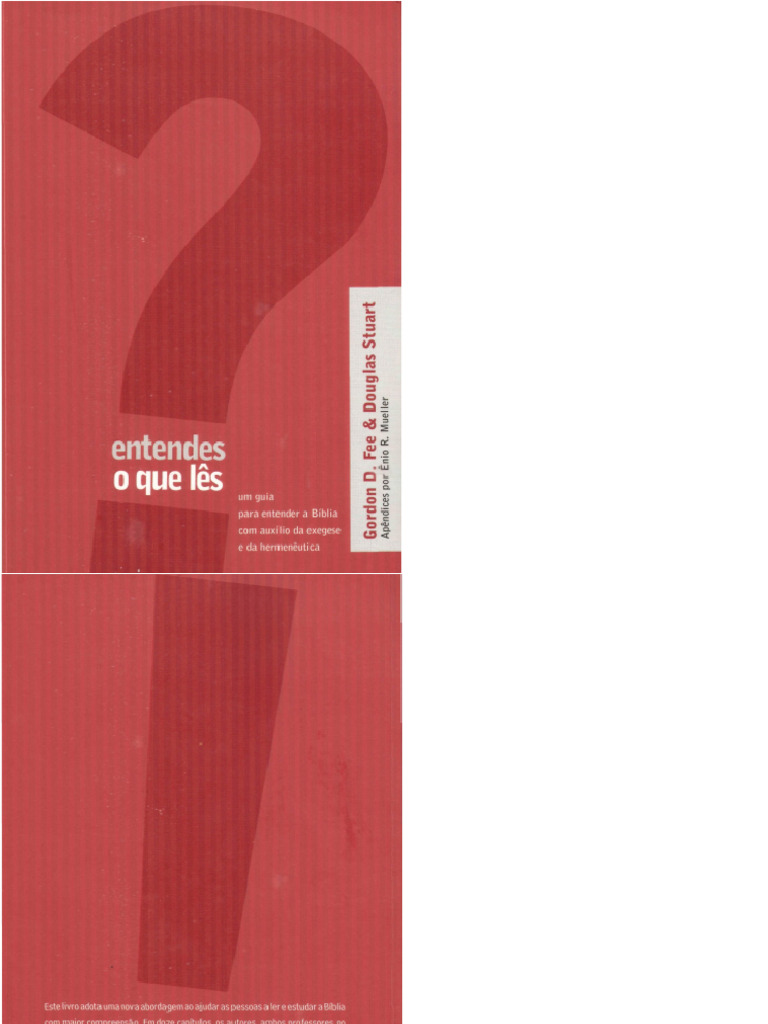 LIVRO - Entendes o Que Lês | PDF