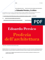 Storia del critico d’architettura Edoardo Persico _ Artribune