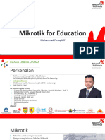 Training Mikrotik Basic For Education