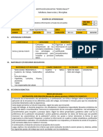 Sesion Aprendizaje Matematica 1°