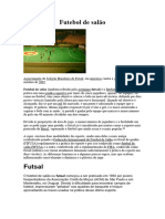 Futebol de salão - Futsal