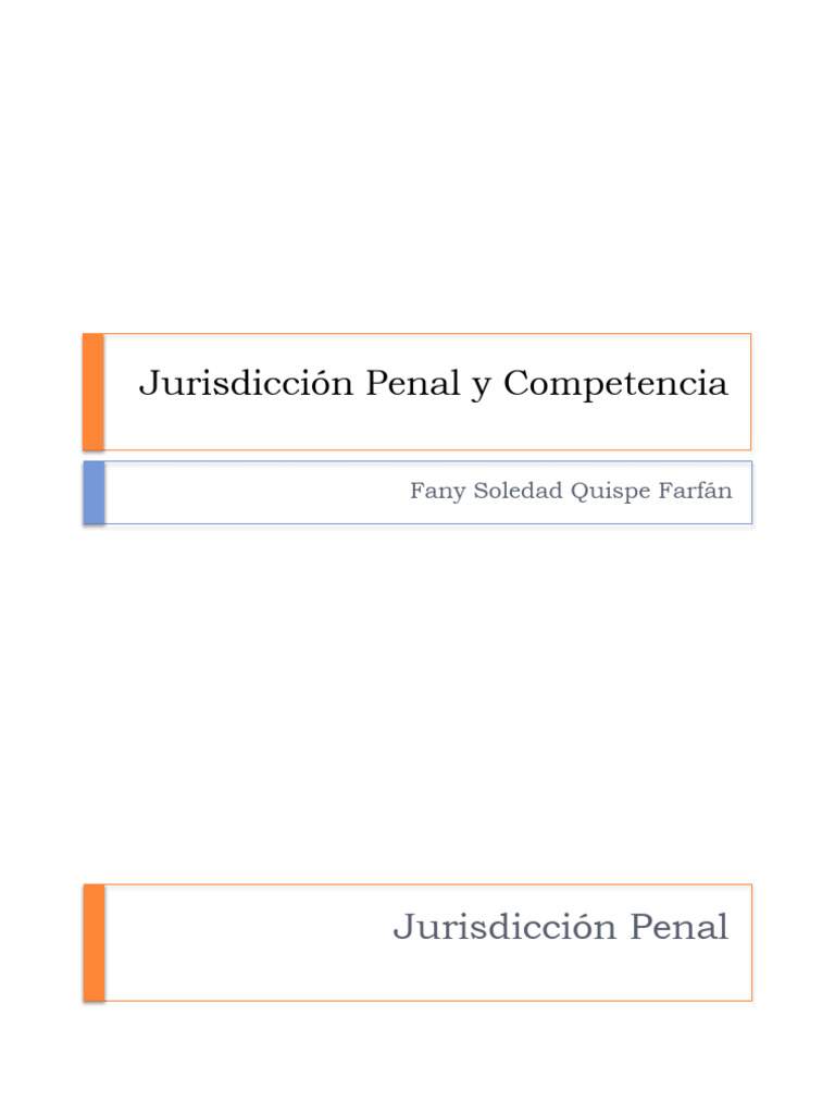 Jurisdiccion y Competencia-Clase 3 | PDF | Jurisdicción | Judicaturas