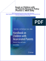 [Download pdf] Handbook On Children With Incarcerated Parents Research Policy And Practice J Mark Eddy online ebook all chapter pdf 